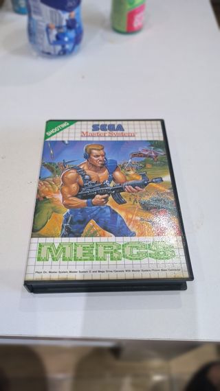 SEGA Master System Juego Mercs Shooter