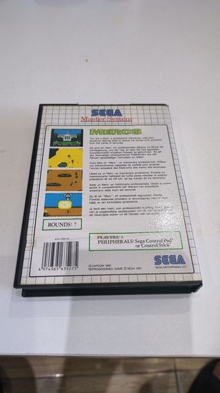 SEGA Master System Juego Mercs Shooter