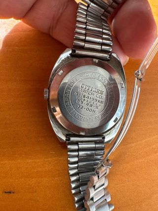 Reloj Automático Citizen Gen 4w s Plata