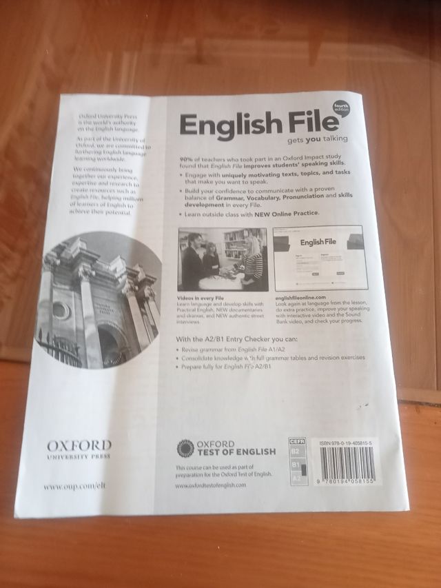 English File A2-B1, entry checker 