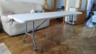 Mesa extensible 2.40m blanca