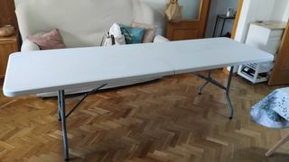 Mesa extensible 2.40m blanca