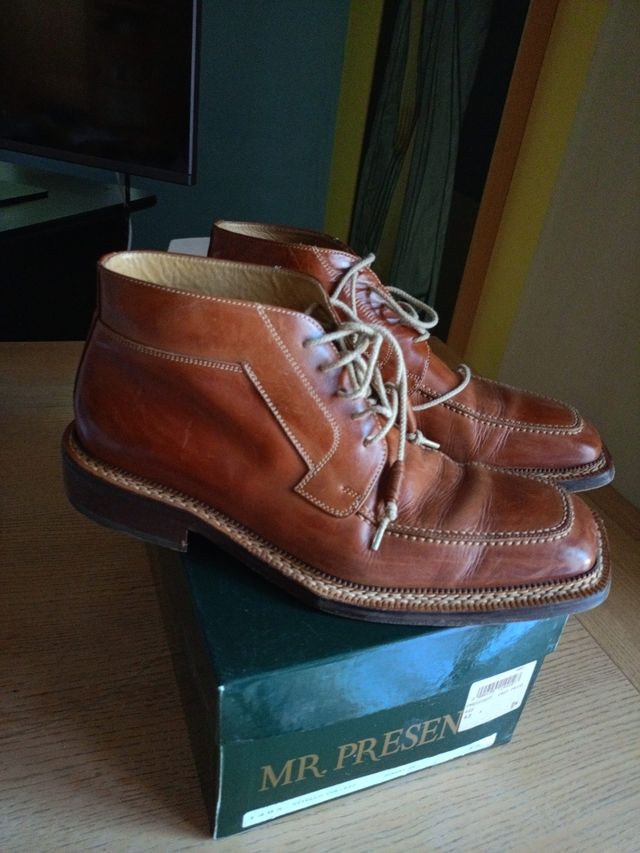 Scarpe uomo MR. PRESENT pelle marrone taglia 43
