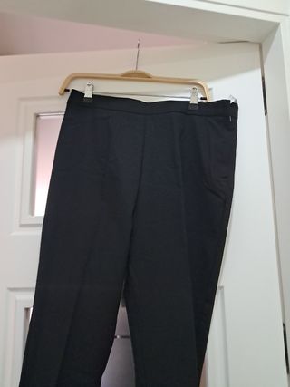 Pantalón de vestir negro para mujer