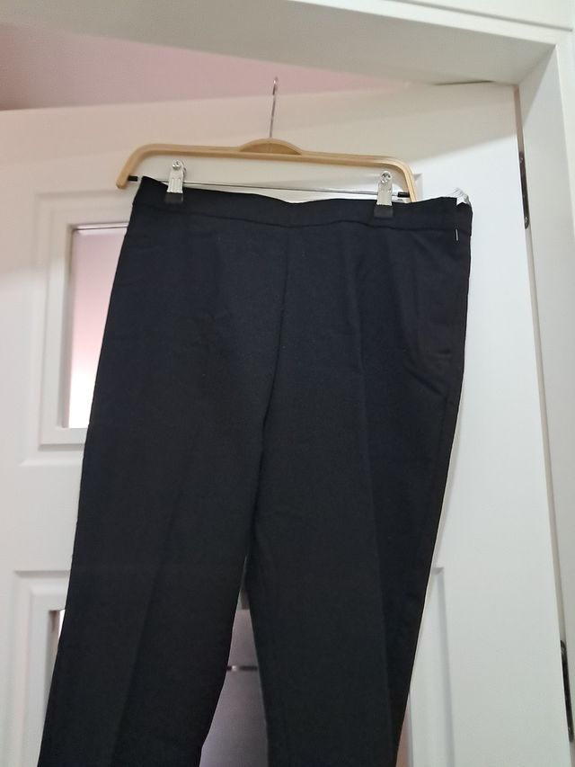 Pantaones de vestir negro para mujer