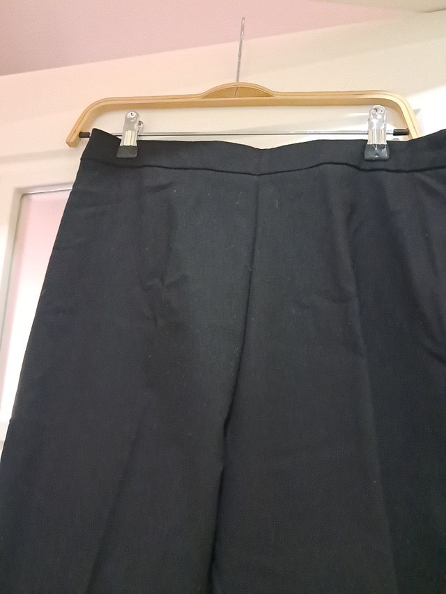 Pantaones de vestir negro para mujer