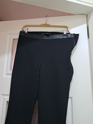Pantalón de vestir negro para mujer