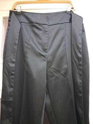 Pantalón de vestir negro para mujer
