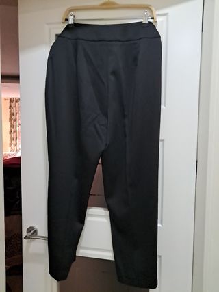 Pantalón de vestir negro para mujer