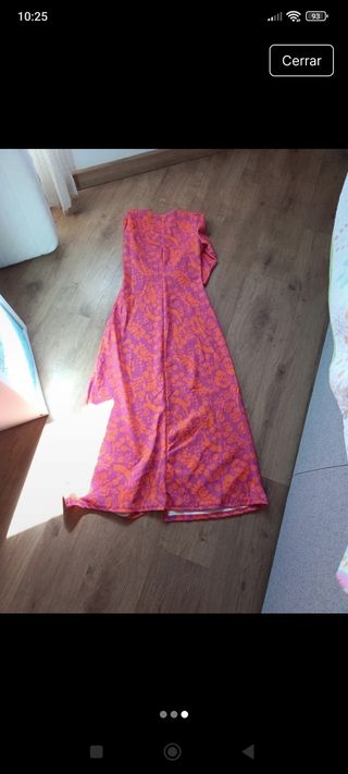 Vestido largo estampado floral