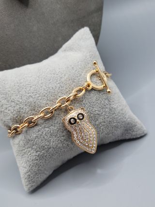 Conjunto de collar y pulsera de búho