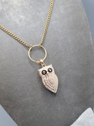 Conjunto de collar y pulsera de búho