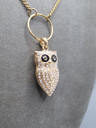 Conjunto de collar y pulsera de búho