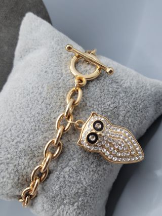 Conjunto de collar y pulsera de búho