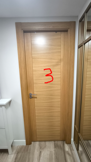 8 Puertas de Madera de 2,11 m de alto