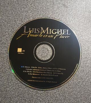 CD Luis Miguel - Amarte es un placer
