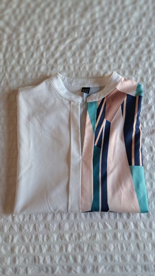 Blusa M Geométrico Multicolor