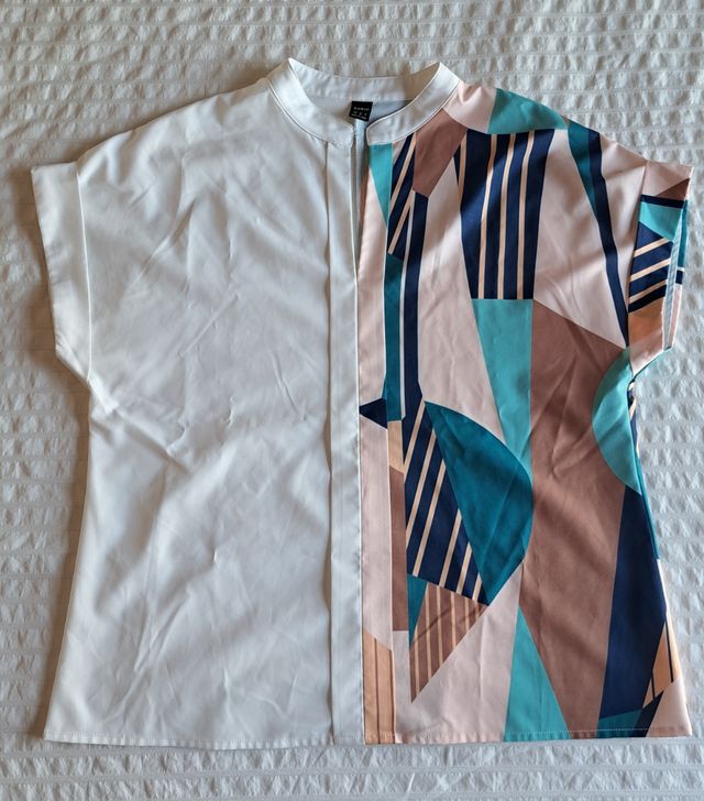 Blusa M Geométrico Multicolor