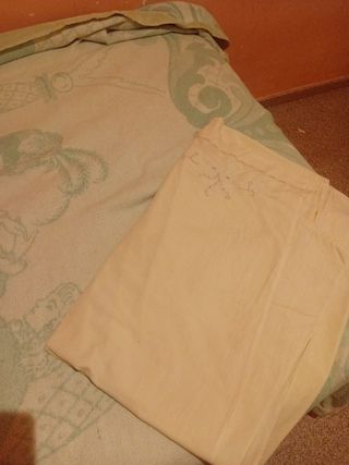 /Manta / bicolor cama y  sofa+regalo sábana enci