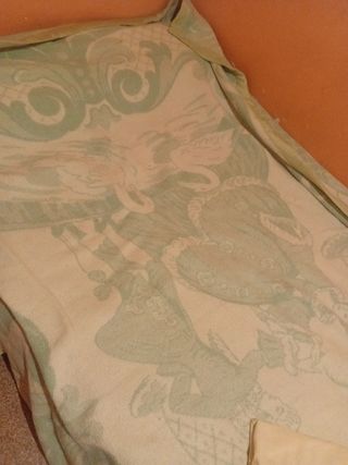 /Manta / bicolor cama y  sofa+regalo sábana enci