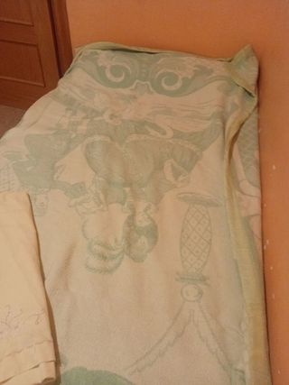 /Manta / bicolor cama y  sofa+regalo sábana enci