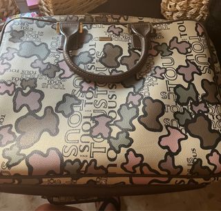 Maletín Tous Beige Multicolor