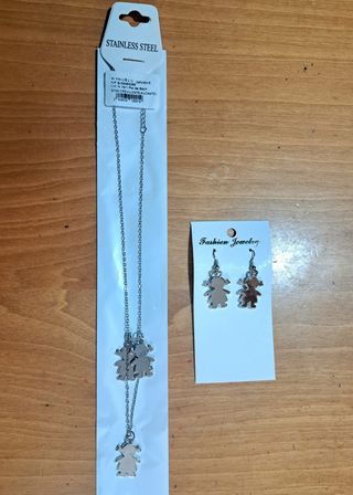 CONJUNTO DE PENDIENTES Y COLGANTE