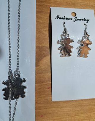 CONJUNTO DE PENDIENTES Y COLGANTE