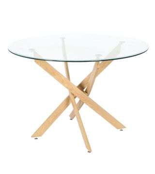 Mesa redonda cristal DAN