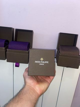 Corbatas de vestir (2 moradas, 2 marrones) 