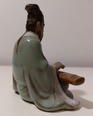 Figura antigua 1950 de Shiwan Mudman, Yu Boya