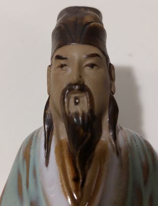 Figura antigua 1950 de Shiwan Mudman, Yu Boya