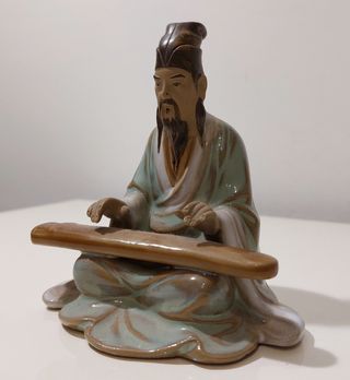 Figura antigua 1950 de Shiwan Mudman, Yu Boya