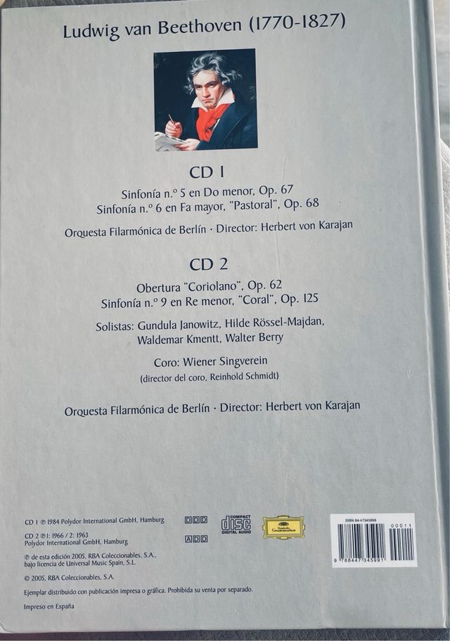 Beethoven Sinfonie 5, 6 e 9 - DG