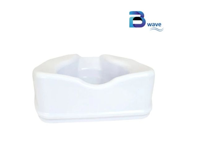 Bwave Asiento Elevado Inodoro sin tapa blanco