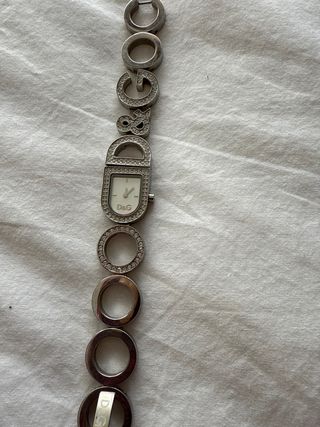 Reloj Dolce & Gabbana D&G Plata y Blanco
