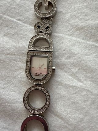 Reloj Dolce & Gabbana D&G Plata y Blanco