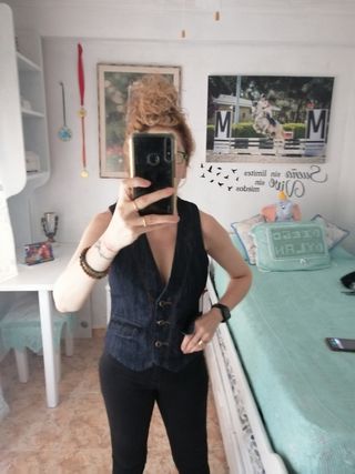 Chaleco vaquero  de Blanco Jeans 