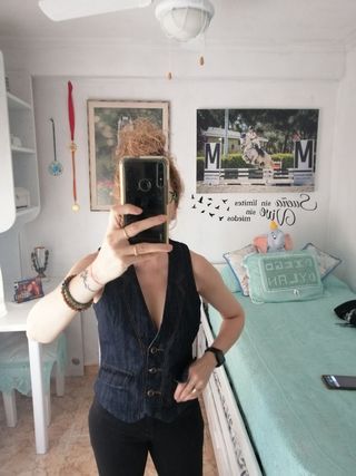 Chaleco vaquero  de Blanco Jeans 