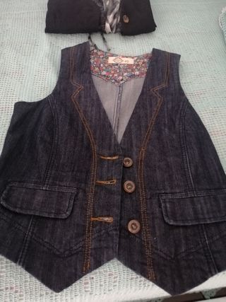 Chaleco vaquero  de Blanco Jeans 
