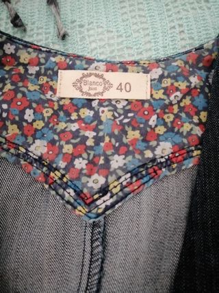 Chaleco vaquero  de Blanco Jeans 