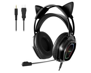 Auriculares Gaming Wantek V10 Orejas Gato