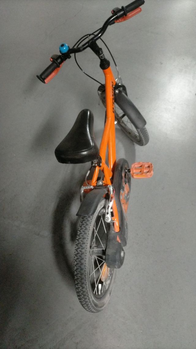Bicicleta infantil B'TWIN naranja