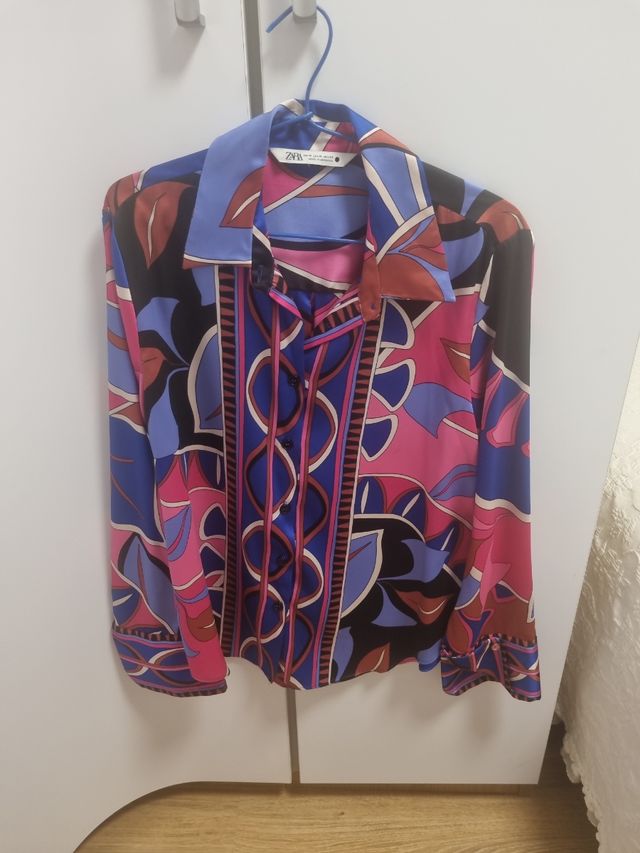Camisa Zara Estampada