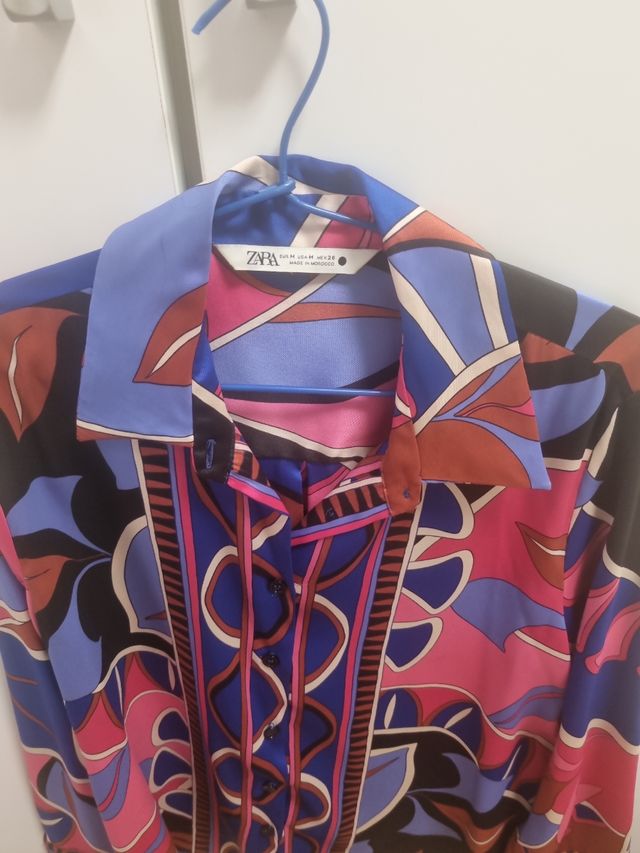 Camisa Zara Estampada