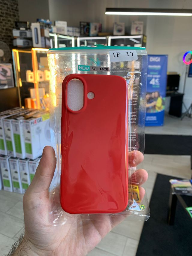 Capa iPhone 17 New Science Vermelha