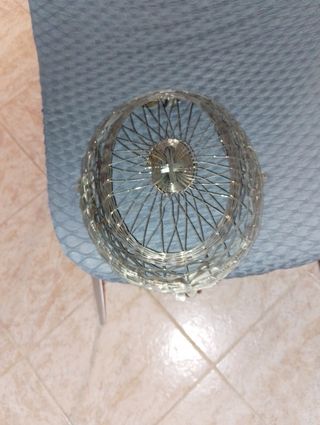 Vassoio in Rame Intrecciato Decorato