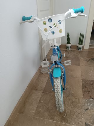 Bicicleta Frozen 14 pulgadas, para niños 3-5 años