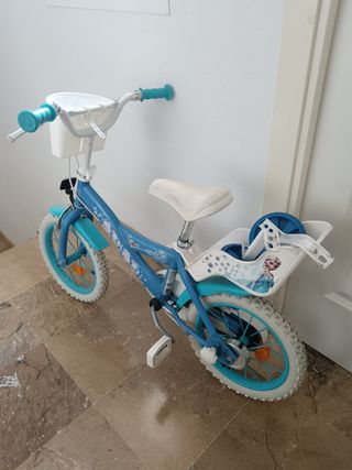 Bicicleta Frozen 14 pulgadas, para niños 3-5 años