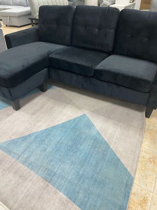 SOFA NUEVO CHAISE LONGUE + PUFF 3 PLAZAS 